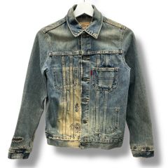OZONE ROCKS オゾンロックス デニムジャケット アウター ステッチ 中古加工 90s ヴィンテージ Y2K 8AB-0372 青 ブルー インディゴ Sサイズ メンズ 春 ゴーゴー古着久喜倉庫店No.107Y