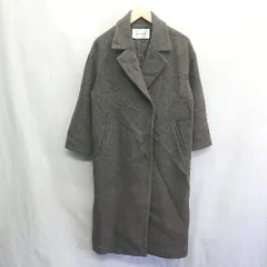 ◇ ⊇ Natural Beauty Basic ウール混合 長袖 ロングコート サイズS ブラウン レディース E  【1409100001136】