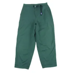 THE NORTH FACE ノースフェイス NT5302N PURPLE LABEL パープルレーベル Stretch Twill Wide Tapered Pants ストレッチ ツイル ワイド テーパード パンツ グリーン系 M【中古】