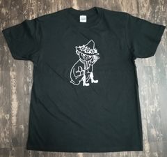 スナフキン・ムーミン・プリントTシャツ・黒