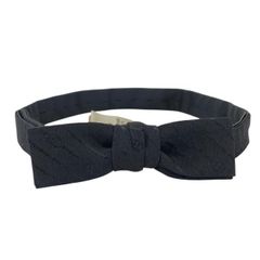 【新品】GUCCI グッチ 742247 蝶ネクタイ アクセサリー 小物 シルク ブラック 黒