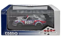 【中古】ミニカー 1/43 PORSCHE 911 RSR TURBO 21 Leman’s 1974 DUNLOP #21(シルバー×レッド×ライトブルー) 「RACING CAR COLLECTION」 [43535]
