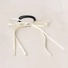 ☆ クリーム ☆ フリー ☆ ロンロンリボンヘアゴム2個セット キッズ ヘアゴム リボン 2個セット 68192302 ロンロンリボンヘアゴム 小さめ 女の子 大人っぽい 卒園式 入学式 卒業式 結婚式 発表会 おしゃれ かわいい オシャレ 可愛い