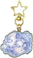 【中古】キーホルダー シナモロール＆こぎみゅん(ブルー) メタルキーホルダー 「サンリオキャラクターズ×DOLLY MIX」