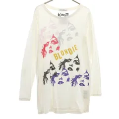 HYSTERIC GLAMOUR ヒステリックグラマー 日本製 BLONDIE 長袖 Tシャツ F ホワイト系 ロンT レディース 古着