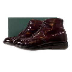 Alden オールデン 4540H TANKER BOOT タンカーブーツ コードバン バーガンディー ラバーソール Size 9D (27cm)