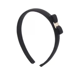 サルヴァトーレフェラガモ Salvatore Ferragamo ヴァラリボン　カチューシャ 430314340086001 ブラック GP（ゴールドメッキ） カチューシャ レディース 新品のサムネイル