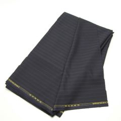【楠本質店/元住吉】ゼニア　スーツ生地　毛100%　ネイビー/ストライプ　PX191-2314