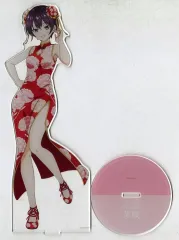 【中古】アクリルスタンド・アクリルパネル 更科茅咲 描き下ろし チャイナドレスver. 特大アクリルスタンド 「時々ボソッとロシア語でデレる隣のアーリャさん POP UP SHOP in マルイ」