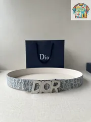 【今日特価】Dior ディオール Montaigne レザーベルト-1