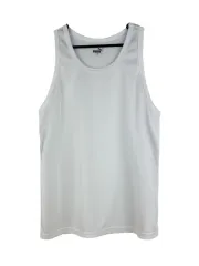 S PUMA PUMA(プーマ) タンクトップ ノースリーブカットソー 白
