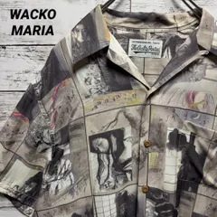 【希少デザイン✦XLサイズ】ワコマリア　緊縛絵図 アロハシャツ／完売モデル WACKO MARIA ワコマリア HAWAIIAN SHIRT L/S 晴雨緊縛図 総柄