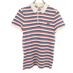 LACOSTE ラコステ 半袖 ポロシャツ 2 ホワイト系 メンズ 古着