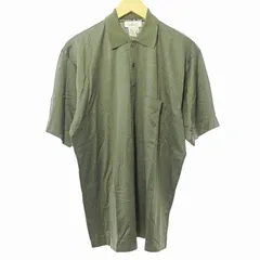 エルメネジルドゼニア Ermenegildo Zegna 美品 ポロシャツ カットソー 半袖 総柄 カーキ M 0624のサムネイル