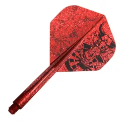 【迅速発送】ダーツ フライト CONDOR コンドル Bubalus James Bailey モデル シャフト一体型 TiTO ティト スタンダード S ラメレッド