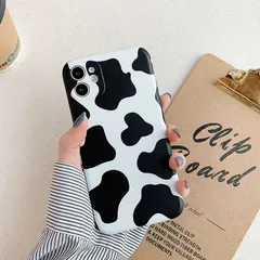 iphone ケース おもしろ 牛 ケース  耐衝撃 スマホケース アイフォン カバー 軽量 韓国 おしゃれ  動物 アニマル柄   （牛 iPhone 7 8 SE 11系 12系）