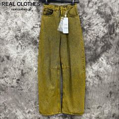 【未使用】MM6 Maison Margiela/エムエム6メゾンマルジェラ PANTS 5 POCKETS/5ポケットデニム パンツ/イエロー/S62LB0174S30652/26 #1
