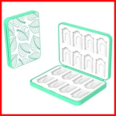 Lite/Switch Switch/Switch OLED NS カードケース 収納可能 2021に対応、ハードシェル保護と耐久性、スリムとポータブルゲームカードケース カード TF SD (どうぶつの森) ゲームカードケース、16枚ゲームカード収納ケース