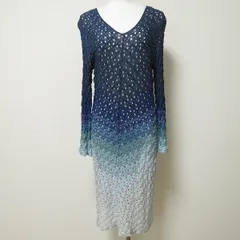 美品＞ミッソーニ MISSONI ロングワンピースサマードレス