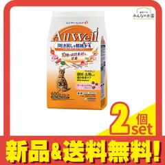 AllWell オールウェル 10種の自然素材 避妊去勢した猫の体重ケア 300g× 2袋入 (600g) 2個セット まとめ売り