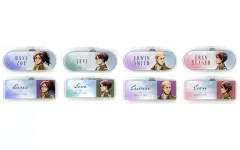 【中古】バッジ・ビンズ 全8種セット 「進撃の巨人 POP UP STORE in ロフト 描き下ろし 冬の歩みver. トレーディングアクリルネームプレート」