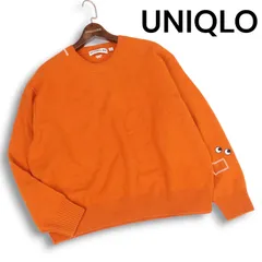 23AW★ UNIQLO ANYA HINDMARCH ユニクロ アニヤハインドマーチ メリノ ウール100% セーター Sz.XXL レディース 大きいサイズ