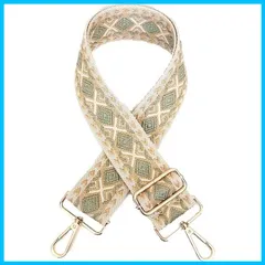 【人気商品】エレガント SHOLDER STRAP BAG 刺繍 柄 肩紐 交換用 付け替え 単品 ワイド 太め 幅広 肩掛け ベルト ショルダー バッグ ショルダーストラップ エスティメイション] [Estimation