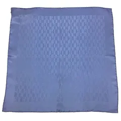 未使用　HERMES　エルメス　スカーフ　カレ　ポケットチーフ　POCHETTE FACONNEE GRAND H　グランH　ブルー　aq10685