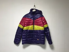 本物ディーゼルDIESEL 55DSLナイロンカラフルジップパーカーダウンジャケット長袖サーフアメカジスケーターストリートミリタリービジネススーツパーティーモードドレスゴルフメンズ紫赤イエローS