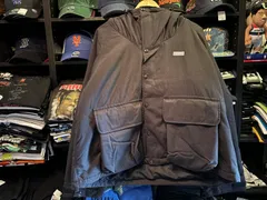 XLARGE RAGLAN PUFFER HOODED JACKET BLACK Lサイズ