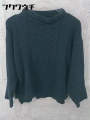 ◇ URBAN RESEARCH アーバンリサーチ ボトルネック 長袖 ニット セーター FREE ネイビー レディース 【中古】 【1002800328024】