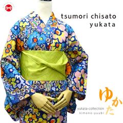 【未使用タグ付き】ブランド浴衣　tsumori chisato 綿浴衣 未使用タグ付き】ブランド浴衣 tsumori chisato 綿浴衣