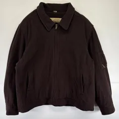 古着 コロンビア Columbia ウールジャケット スウィングトップ フルジップ ブルゾン 大きいサイズ XXL  ブラウン メンズ