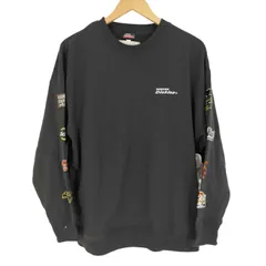 ジェニュインディッキーズ GENUINE Dickies JUN CLUB スリーブ ロゴ 刺繍 L/S Tシャツ 霜降り レディース import：M 