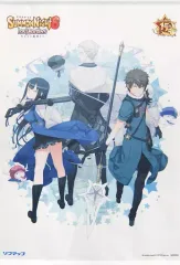 【中古】タペストリー ラージュ＆アム＆イスト オリジナルB2タペストリー 「PS4/PS Vitaソフト サモンナイト6 失われた境界たち」 ソフマップ購入特典