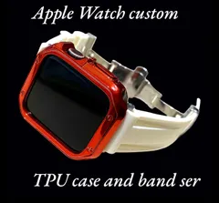 RH カスタム セット アップルウォッチバンド ラバーベルト Apple Watch カバー ケース メンズ レディース 38mm 40mm 41mm  42mm44mm45mm46mm49mm
キラキラ　極艶コーティング　シリコンバンド
