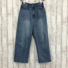 【 classicalelf 】クラシカルエルフ ゆったりハイウエスト ワイドストレート無地デニム＆チノパンツ