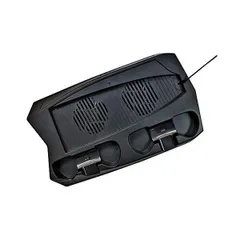 アローン PS5 通常版/デジタルエディション両用 マルチ充電スタンド 冷却ファン付 コントローラー2台充電可能 USBハブ3ポート バスパワー給電