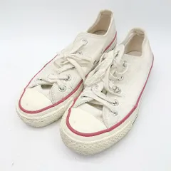 ◇ Θ CONVERSE コンバース ローカット スニーカー シューズ サイズ4 オフホワイト レディース E  【1506230018680】