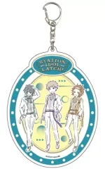 【中古】キーホルダー 1.武庸裕哉＆空蝉塁＆諏訪海晴 グラフアートイラスト デカアクリルキーホルダー 「STATION IDOL LATCH!」