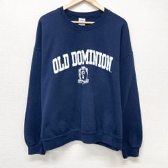 ギルダン GILDAN NCAA オールド ドミニオン モナーク スウェットシャツ プルオーバー トレーナー ロゴ プリント 長袖 サイズ：XL ネイビー