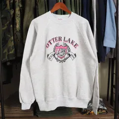 80s スウェット Hanes ヘインズ カレッジ ラグランスリーブ グレー L ビンテージ