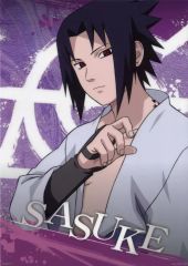 [중고] 클리어 포스터 A3 클리어 포스터 우치하 사스케 [이치 반 쿠지 NARUTO-나루토- 질풍전 이어지는 생각] F상