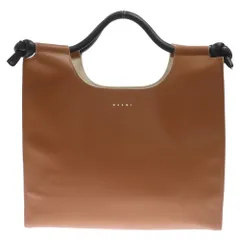 MARNI (マルニ) 21SS MARCEL KNOT BMMP0057Q0 ノットハンド レザートートバッグ ブラウンのサムネイル