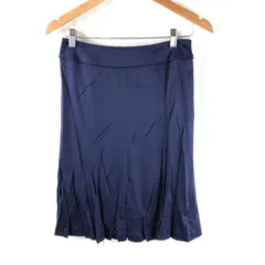 リミテッドエディション LIMITEDEDITION by ATSURO TAYAMA スカート フレア 無地 裏地付き タグ付き ネイビー 38サイズ 2025033000146