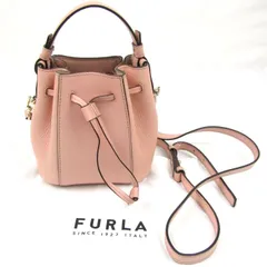 フルラ ショルダーバッグ ミアステラ ミニバッグ ハンドバッグ 2way 本革 レザー イタリア製 鞄 ブランド レディース ピンク Furla 【中古】