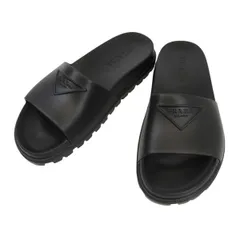 美品 PRADA プラダ ルームシューズ スリッパ サイズ8 ブラック org.jpg