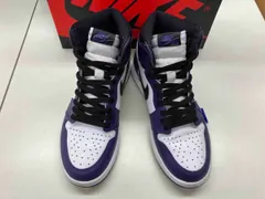 NIKE スニーカー 'AIR JORDAN 1 RETRO HIGH OG'  555088-500 26cm ホワイト×パープル系 ナイキ 箱付き