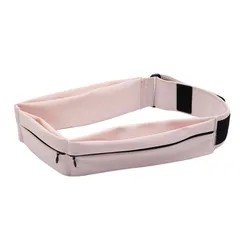 【ピンク】ランニングポーチ ポケット3つ コンパクト 揺れない 大容量 超軽量 防水 防汗 安定感 スマホ ペットボトル収納可