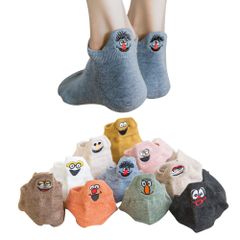 【在庫セール】コットン 綿 防臭 女の子 女子 蒸れない 婦人 刺繍 脱げない 春夏用 薄手 まとめ買い ソックス くつ下 22-25cm くるぶし レディース 10足セット 靴下 [Sekuzy]